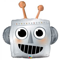 35 inch-es Robot Fej - Robot Head Super Shape Fólia Lufi