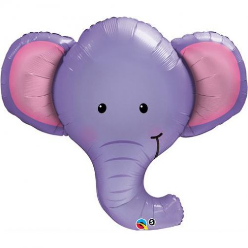 39 inch-es Elefánt Fej - Ellie the Elephant Fólia Lufi