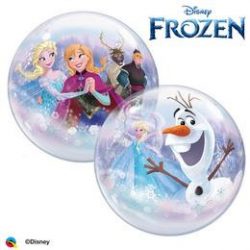   22 inch-es Jégvarázs - Disney Frozen Characters Bubbles Lufi