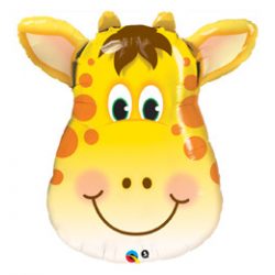 32 inch-es Jolly Giraffe - Zsiráf Fej Fólia Lufi