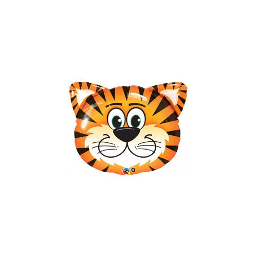 30 inch-es Tickled Tiger - Tigris Fej Fólia Lufi