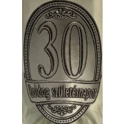 Pálinkás üveg évszámos "30 Boldog születésnapot" 0,5L