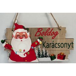 Fa akasztós "Boldog Karácsonyt"