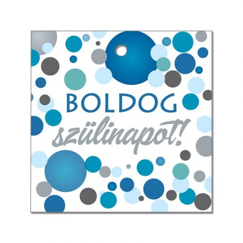 Boldog Szülinapot! Kék Konfettis Környezetbarát Léggömbsúly - 16 gr. (10 db/csomag)