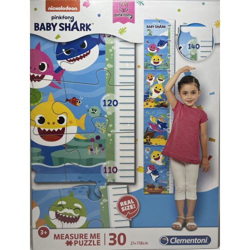 Puzzle Clementoni 30db-os 21x118cm Baby Shark