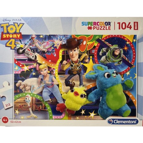 Puzzle Clementoni 104 db-os   Super Color Maxi 62x42cm Toys Story