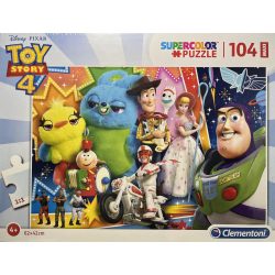   Puzzle Clementoni 104 db-os SuperColor Maxi 4+ "Toy Story4" 