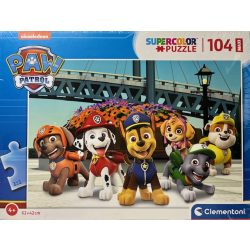   Puzzle Clementoni 104 db-os SuperColor Maxi 4+ "Paw Patrol" 