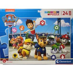   Puzzle Clementoni 24 db-os 3+ Supercolor Maxi "Paw Patrol"