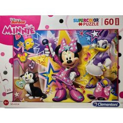 Puzzle Clementoni 60 db-os   Super Color Maxi 62x42cm Minnie