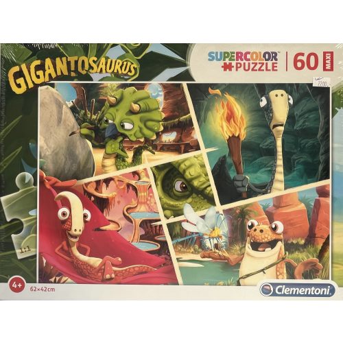 Puzzle Clementoni 60db-os maxi 4+ Gigantosaurus