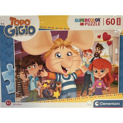 Puzzle Clementoni 60db-os maxi  4+ Topo Gigio