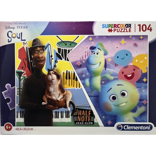 Puzzle Clementoni 104 db-os Super Color 6+ "Pixar Soul"