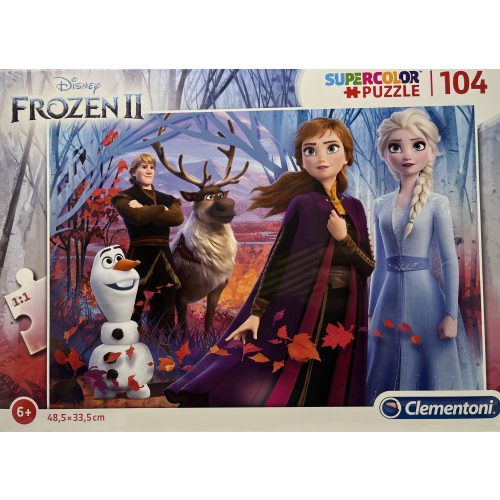 Puzzle Clementoni 104 db-os Super Color 6+ "Frozen II"