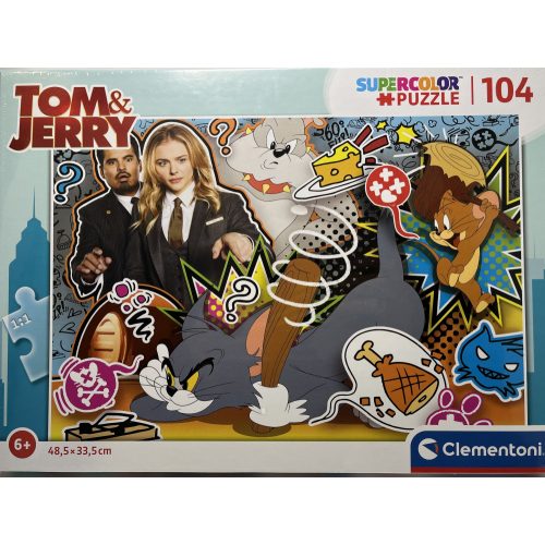 Puzzle Clementoni 104 db-os Super Color 6+ "Tom and Jerry"