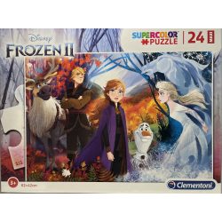   Puzzle Clementoni 24db-os 3+ Supercolor Maxi  "Frozen II"