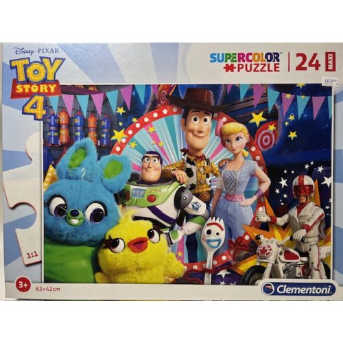 Puzzle Clementoni 24db-os 3+ Supercolor Maxi "Toy Story"