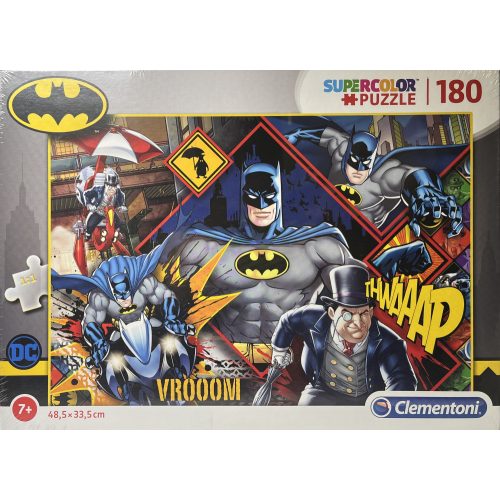 Puzzle Clementoni 180 db-os 7+  Supercolor   "Batmen"