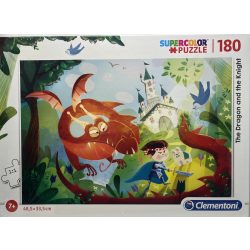   Puzzle Clementoni 180 db-os 7+  Supercolor  "Dragon"