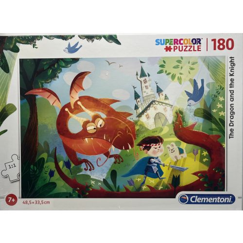 Puzzle Clementoni 180 db-os 7+  Supercolor  "Dragon"