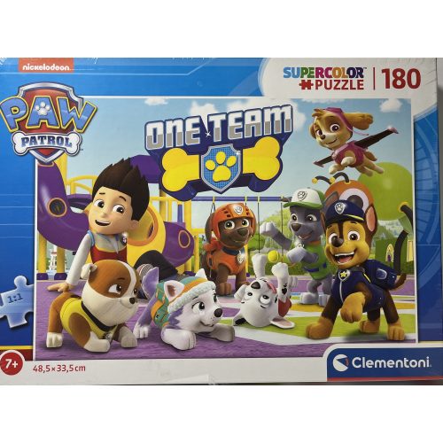 Puzzle Clementoni 180 db-os 7+  Supercolor  "Paw Patrol"