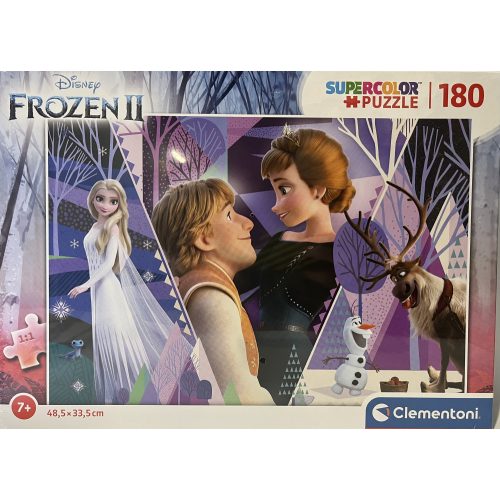 Puzzle Clementoni 180 db-os 7+  Supercolor  "Frozen II"