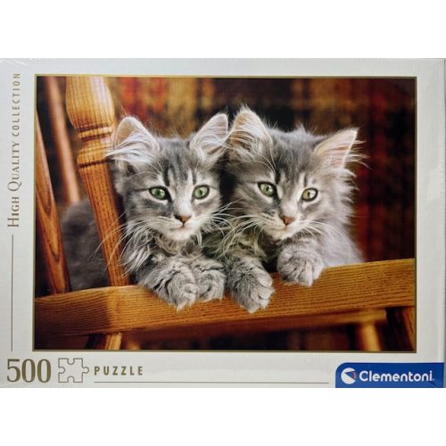 Puzzle Clementoni 500 db-os 49*36cm Kittens Cicák