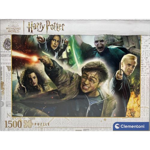 Puzzle Clementoni 1500db-os  84,3 X 59,2 cm Harry Potter Pálca fénylik 