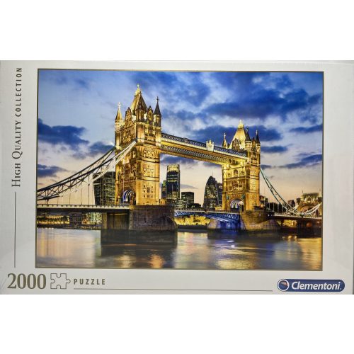 Puzzle Clementoni 2000db-os  97,5 x 66,8 cm Tower Bridge at dusk