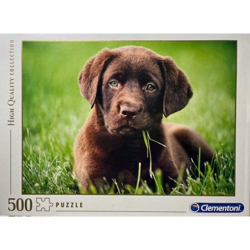 Puzzle Clementoni 500 db-os 49x36cm Csoki Kutyus Chocolate puppy