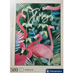 Puzzle Clementoni 500db-os  36x49cm Flamingos