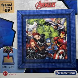   Puzzle Clementoni 60db-os 6+ Frame+Puzzle (képkeret+puzzle) "Avengers", Bosszúállók