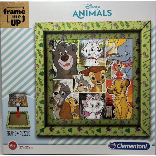 Puzzle Clementoni 60db-os 6+ Frame+Puzzle (képkeret+puzzle) "Animals"