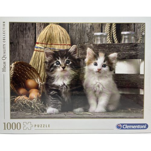 Puzzle Clementoni 1000db-os  69x50cm Cicás Lovely Kittens