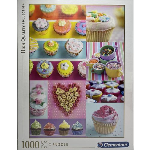 Puzzle Clementoni 1000db-os  50 x 60 cm Sütivarázs Sweet Donuts