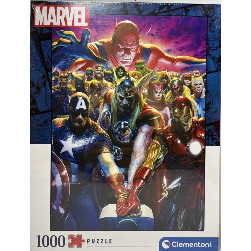 Puzzle Clementoni 1000db-os  70 x 50 cm Marvel Bosszúállók