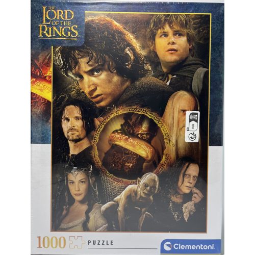 Puzzle Clementoni 1000db-os  70 x 50 cm The Lord of the Rings Gyűrű középen 