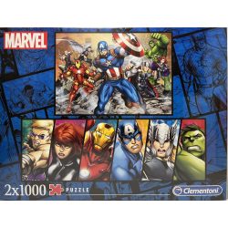 Puzzle Clementoni 2x1000db-os   Avengers 