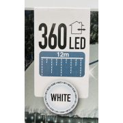 Égő Ledes 360led 12m jégcsap hideg fehér 220V IP44 